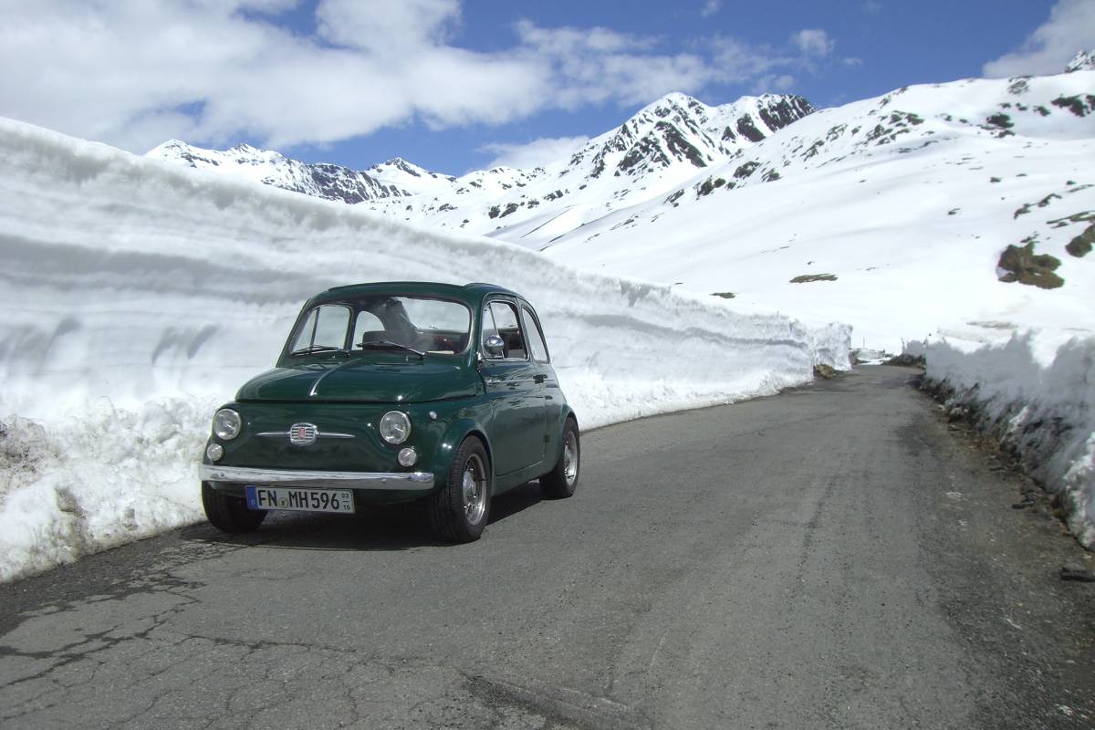 Der kleine Fiat war der VW Käfer der Italiener.<br> Foto vom stolzen Besitzer: Markus Hänsler