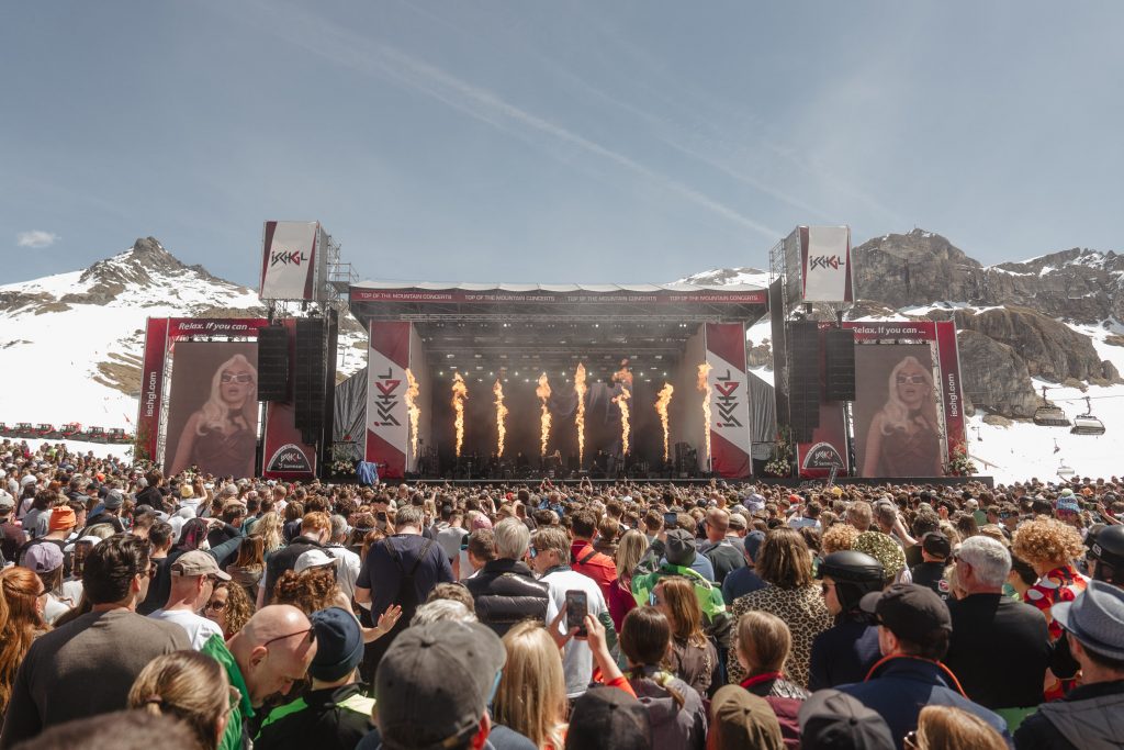Against the impressive backdrop of the Silvretta Arena, 19,000 concertgoers enjoyed a musical highlight with Christina Aguilera.